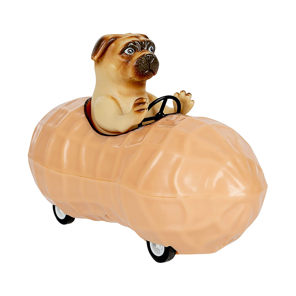 Racing Pug In A Peanut Figure