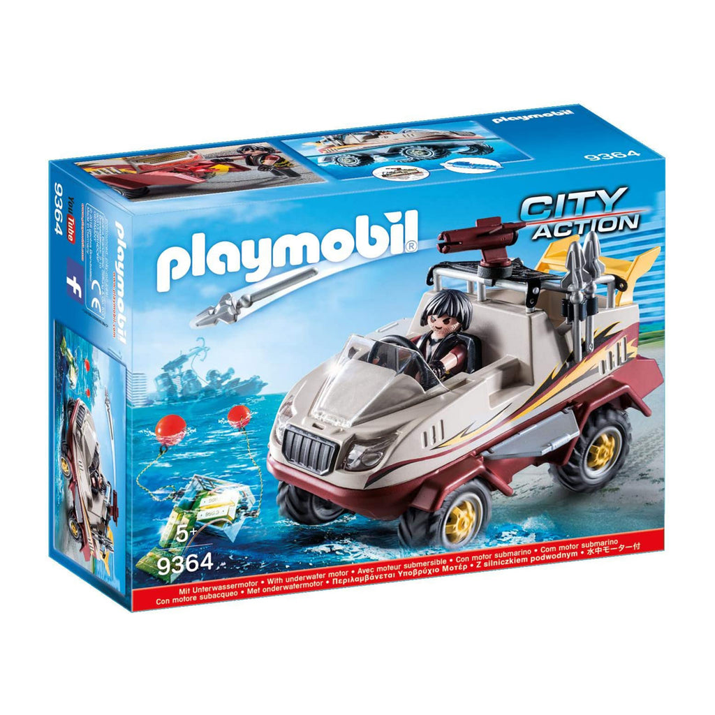 Playmobil City Action Amphibious Truck Building Set 9364