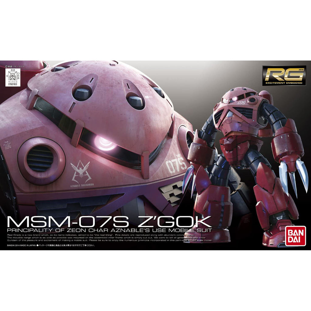 Bandai Gundam Char's Custom Z'Gok RG Model Kit