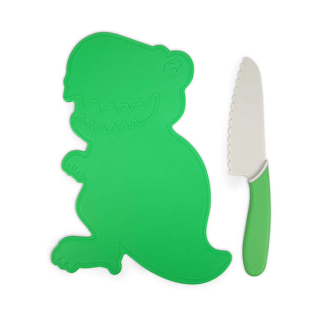 Handstand Kitchen Dinosaur Cutting Board And Knife Set - Radar Toys