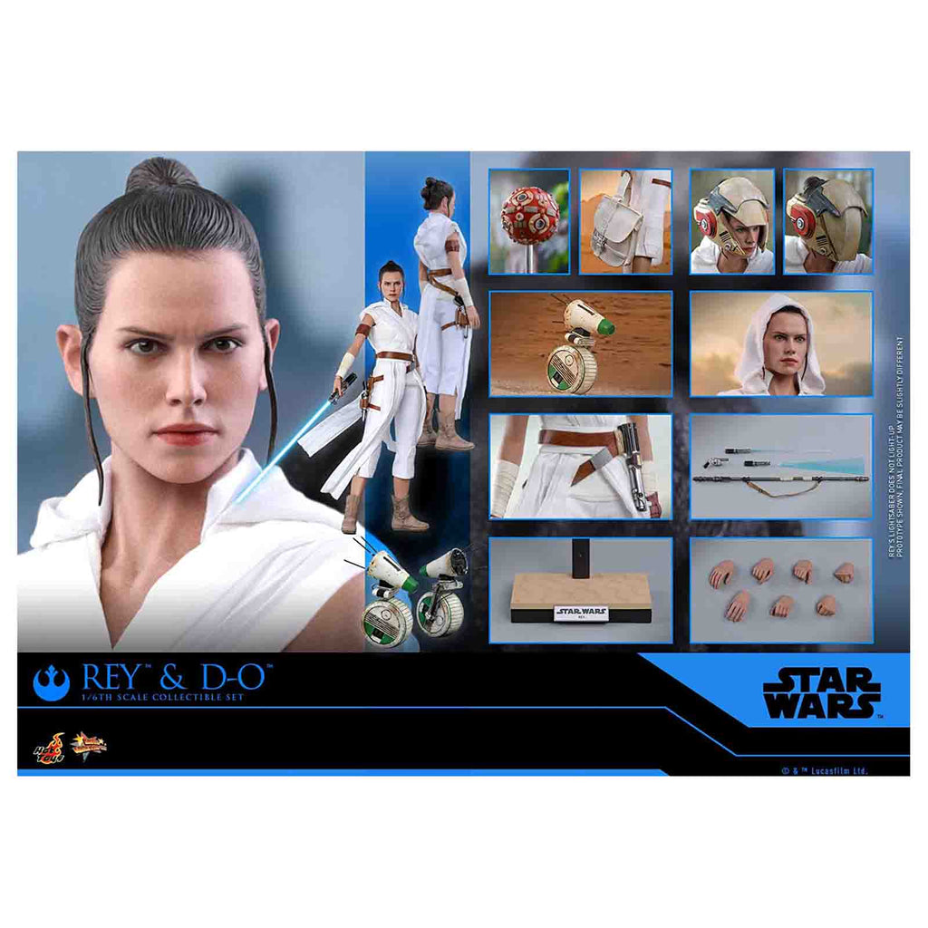 Hot Toys Star Wars Rey And D-O Rise Of Skywalker 1:6 Scale High Collectible Figure