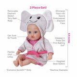 Adora Bath Time Baby Tot Elephant Play Doll - Radar Toys