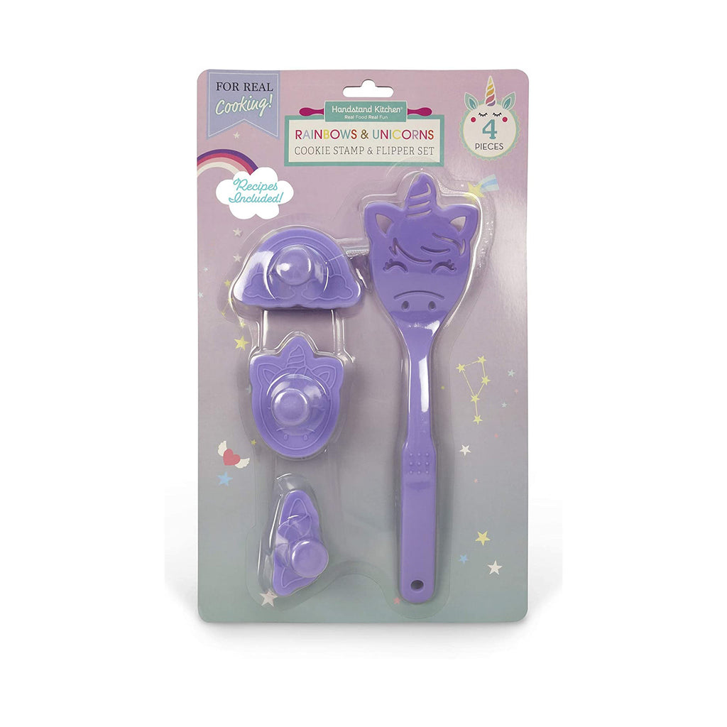 Handstand Kitchen Rainbows And Unicorns Cookie Stamp And Flipper Set