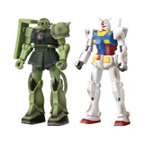 2021 Convention Exclusive Gundam Infinity Epic Battle Rx-78-2 Gundam And MS-06F Zaku Figures - Radar Toys
