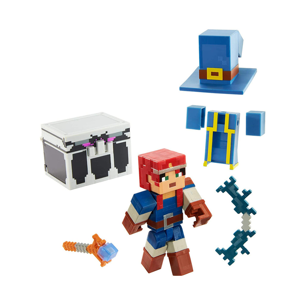 Minecraft Deluxe Evocation Robe Battle Chest Action Figure Set