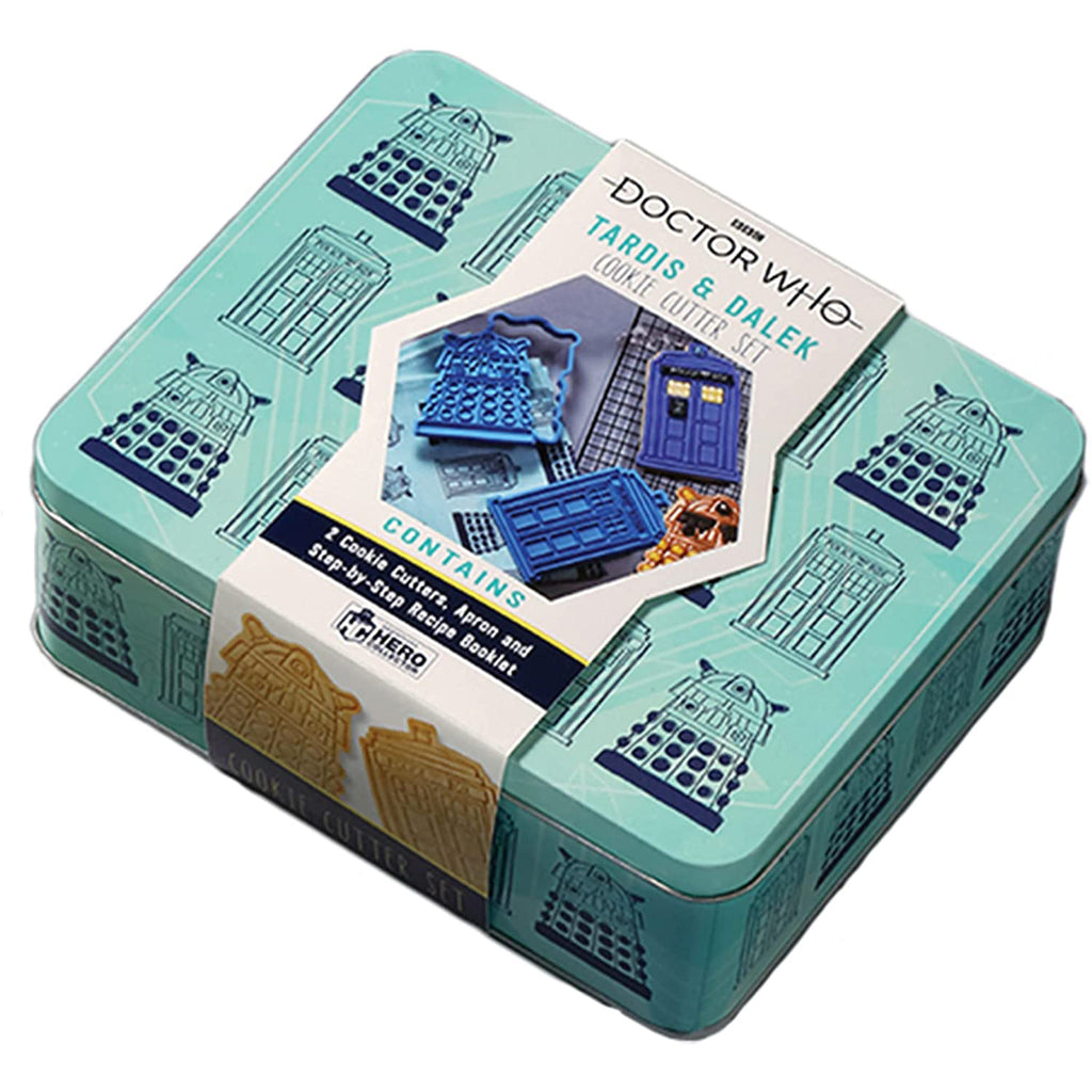 Eaglemoss Doctor Who Tardis Dalek Cookie Cutter Set