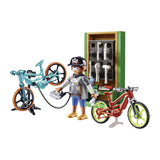 Playmobil City Life E-Bike Workshop Building Set 70674 - Radar Toys