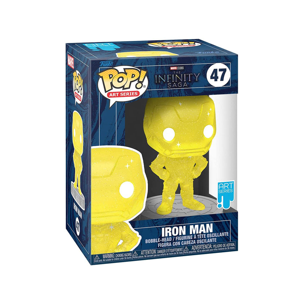 Funko Avengers POP Iron Man Yellow Artist Series Vinyl Figure - Radar Toys