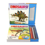 Spice Box Learn And Draw Dinosaurs Stencil And Color Kit - Radar Toys