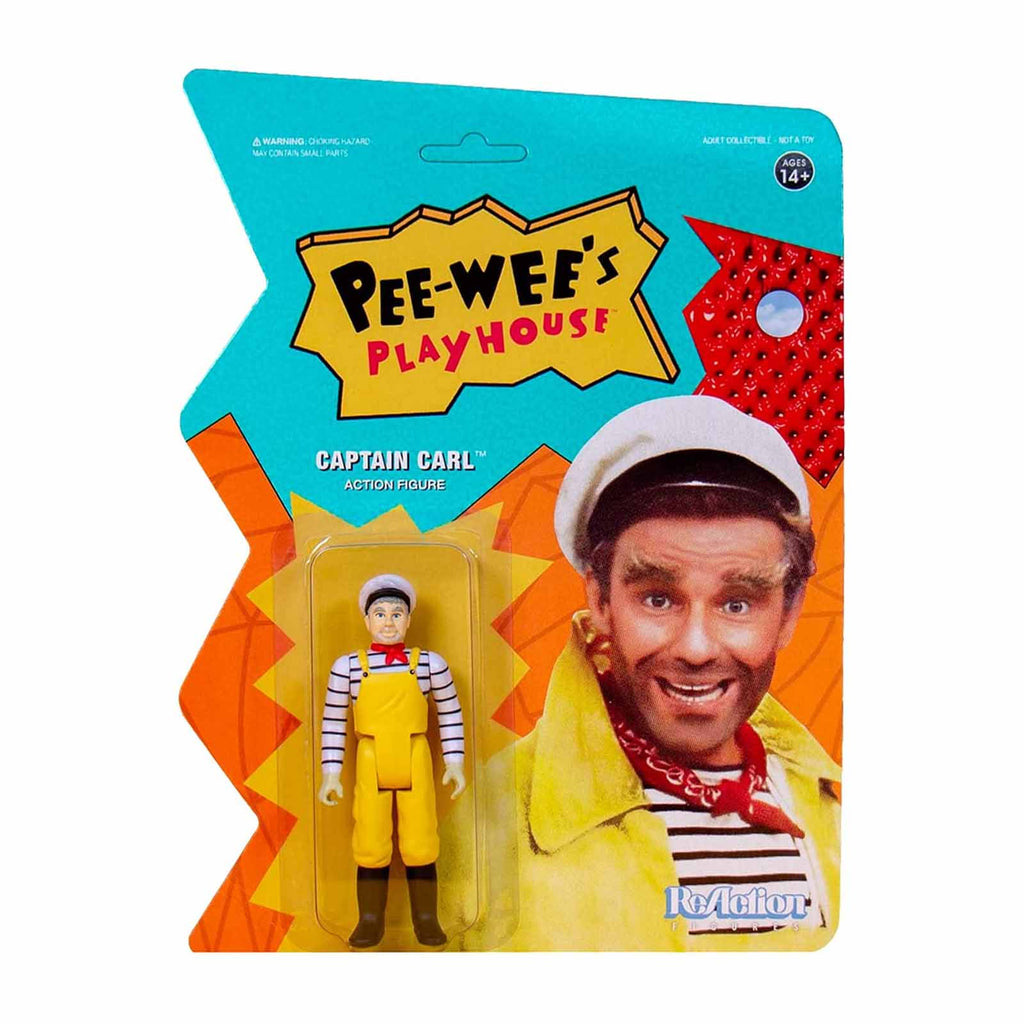 Super7 Pee Wee's Playhouse Captain Carl Reaction Figure