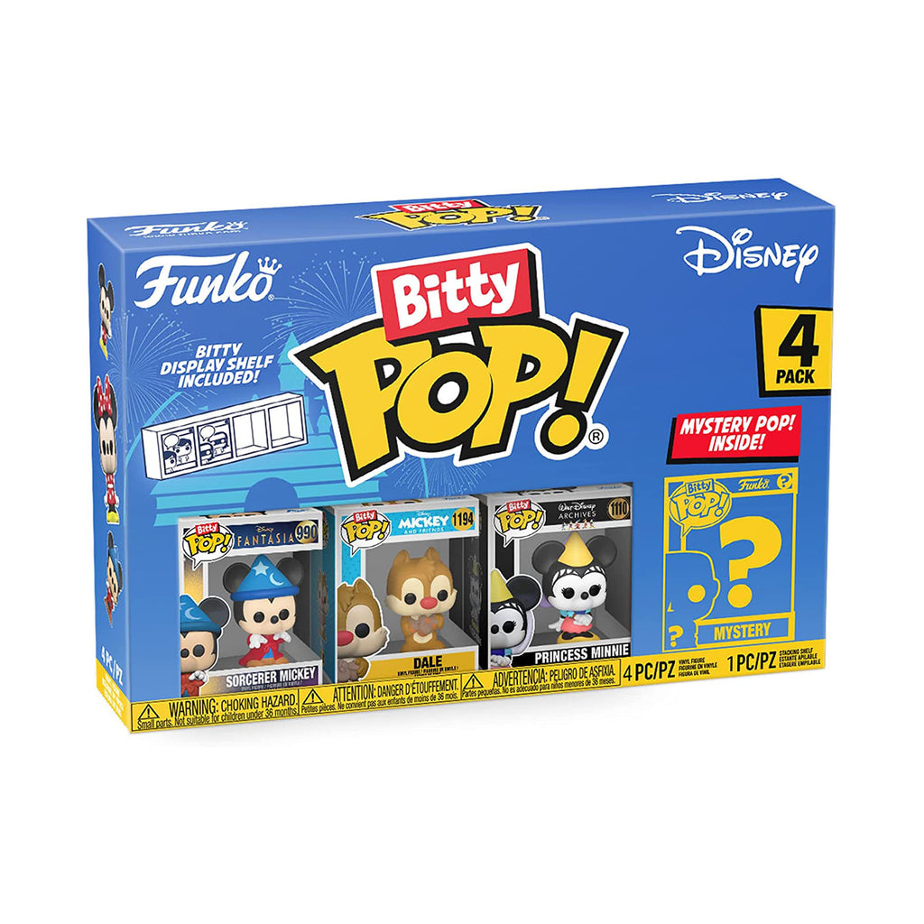 Funko Disney Bitty POP Sorcerer Mickey 4 Pack