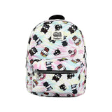 Bioworld Hello Kitty X Naruto Tie Dye Chibi Characters All Over Print Mini Backpack - Radar Toys
