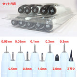 Derita Neopiko Line 3 Black Set Of 10 - Radar Toys