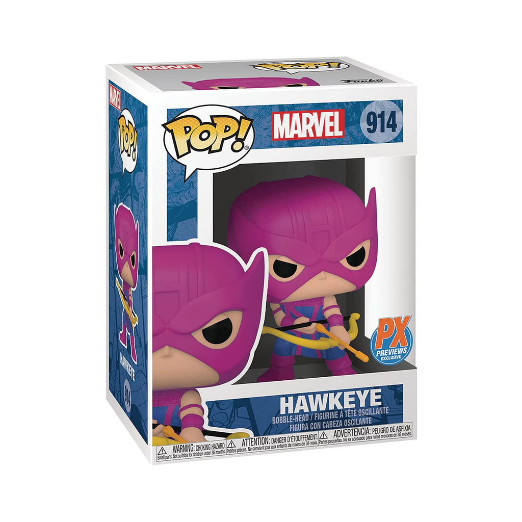 Funko Marvel PX Exclusive POP Hawkeye Classic Outfit Vinyl Figure
