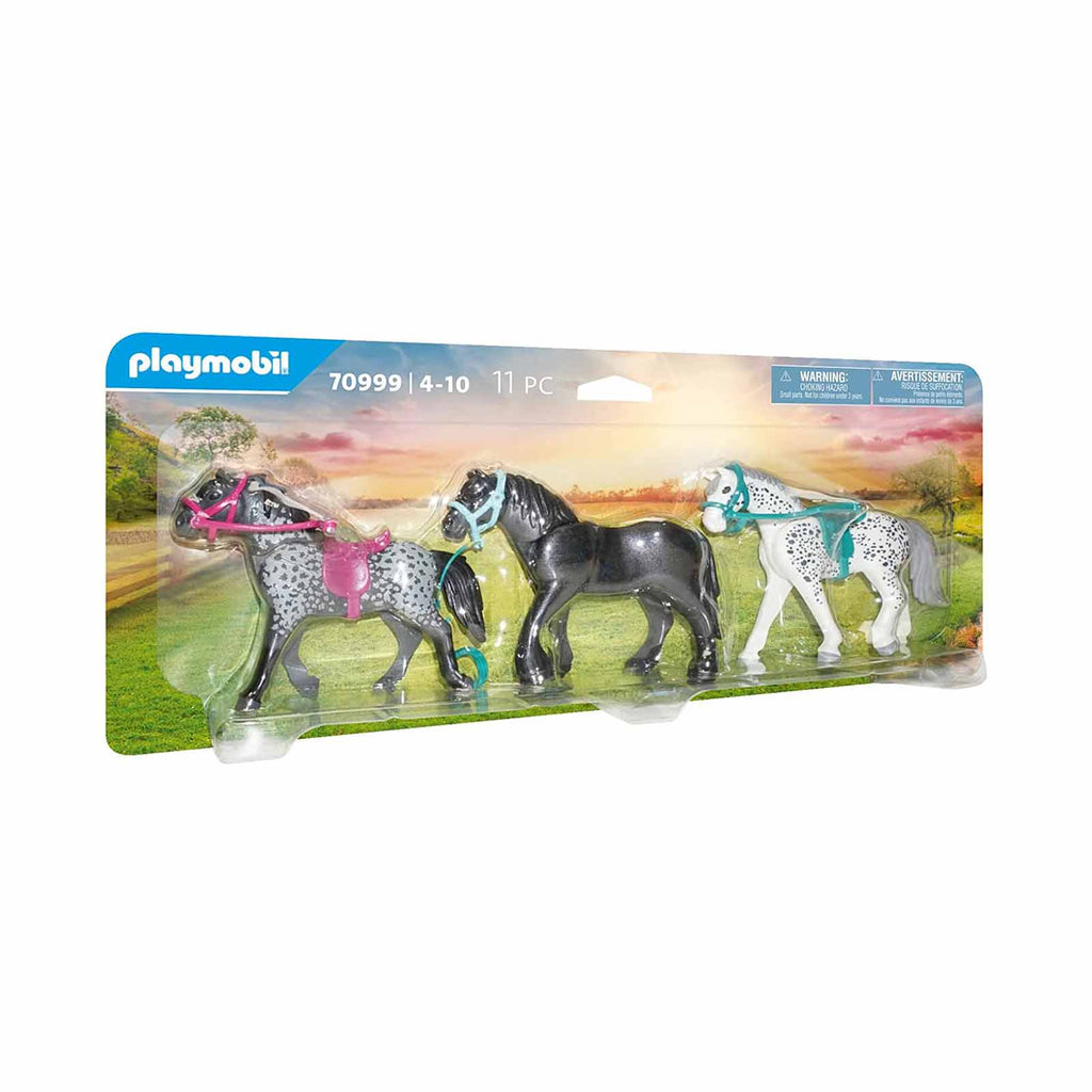 Playmobil Country Horse Trio Figure Set 70999 - Radar Toys