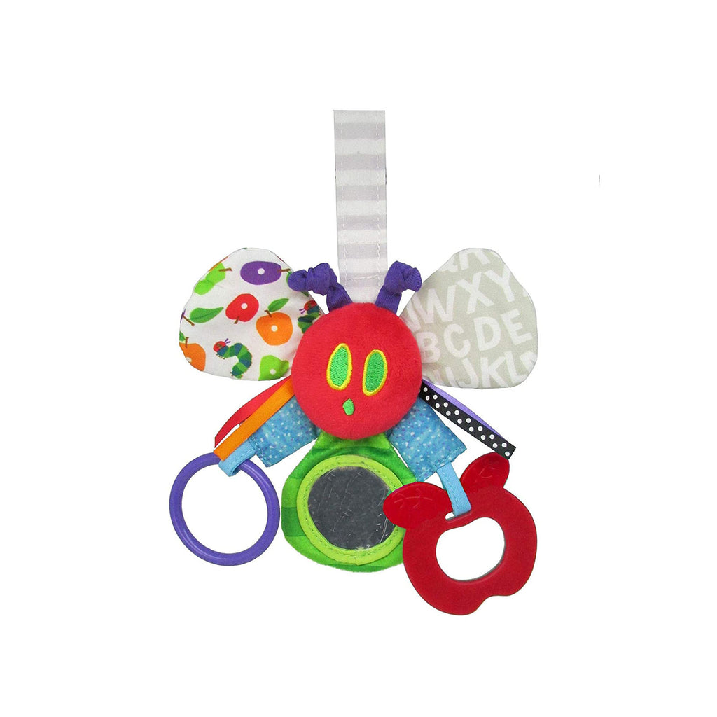 The World Of Eric Carle Very Hungry Caterpillar Mirror Caterpillar Teether Rattle - Radar Toys