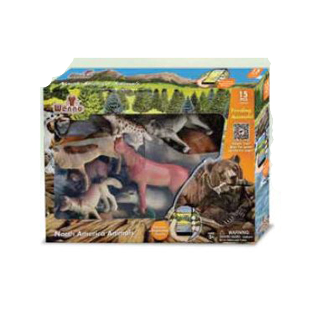 Wenno North America Animals 10 Piece Figure Set