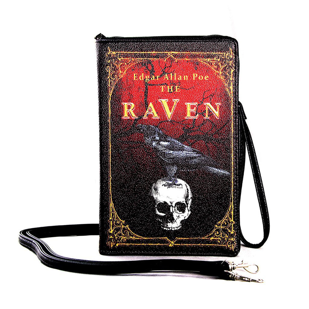 The Raven Vintage Book Clutch Bag Vinyl Wallet