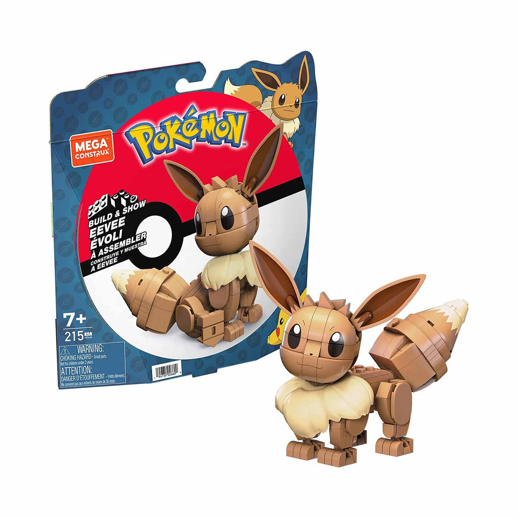 Mega Construx Pokemon Eevee Build It Set - Radar Toys