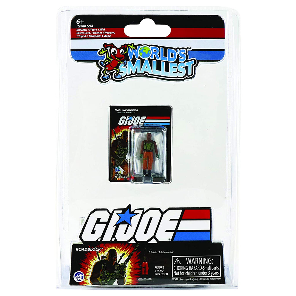 World's Smallest GI Joe Roadblock Figure