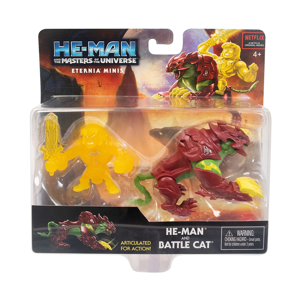 He-Man Eternia Minis He-Man Battle Cat Figure Set