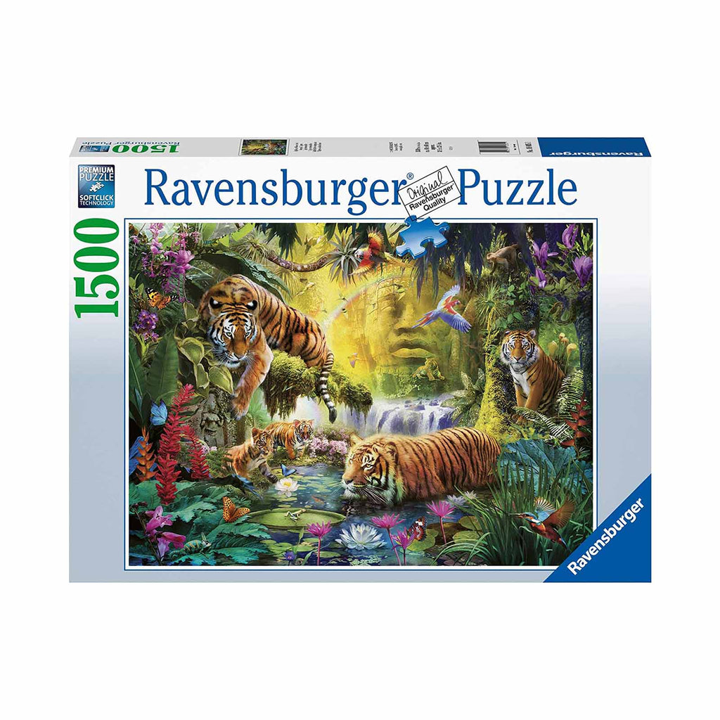 Ravensburger Tranquil Tigers 1500 Piece Puzzle
