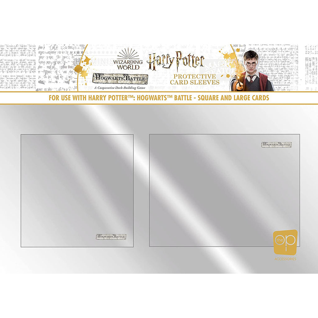 USAopoly Harry Potter Hogwarts Battle Square And Large Sleeves 100 Count - Radar Toys