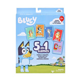 Bluey S1 Five In One Card Game Set - Radar Toys