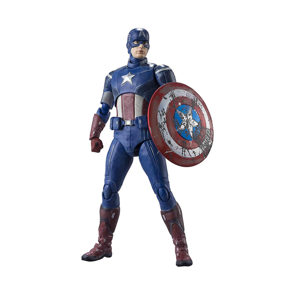 Bandai Marvel Avengers Captain America Avengers Assemble Edition Battle Of New York SHFiguarts Figure