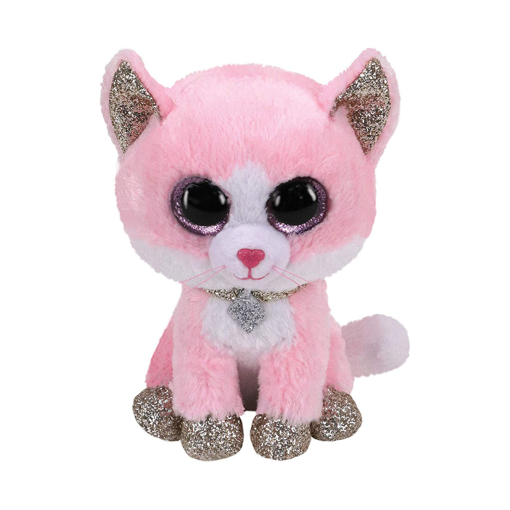 Ty Fiona Cat Pink 7 Inch Plush Figure