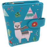 Shagwear Llama Pattern Large Zipper Wallet - Radar Toys