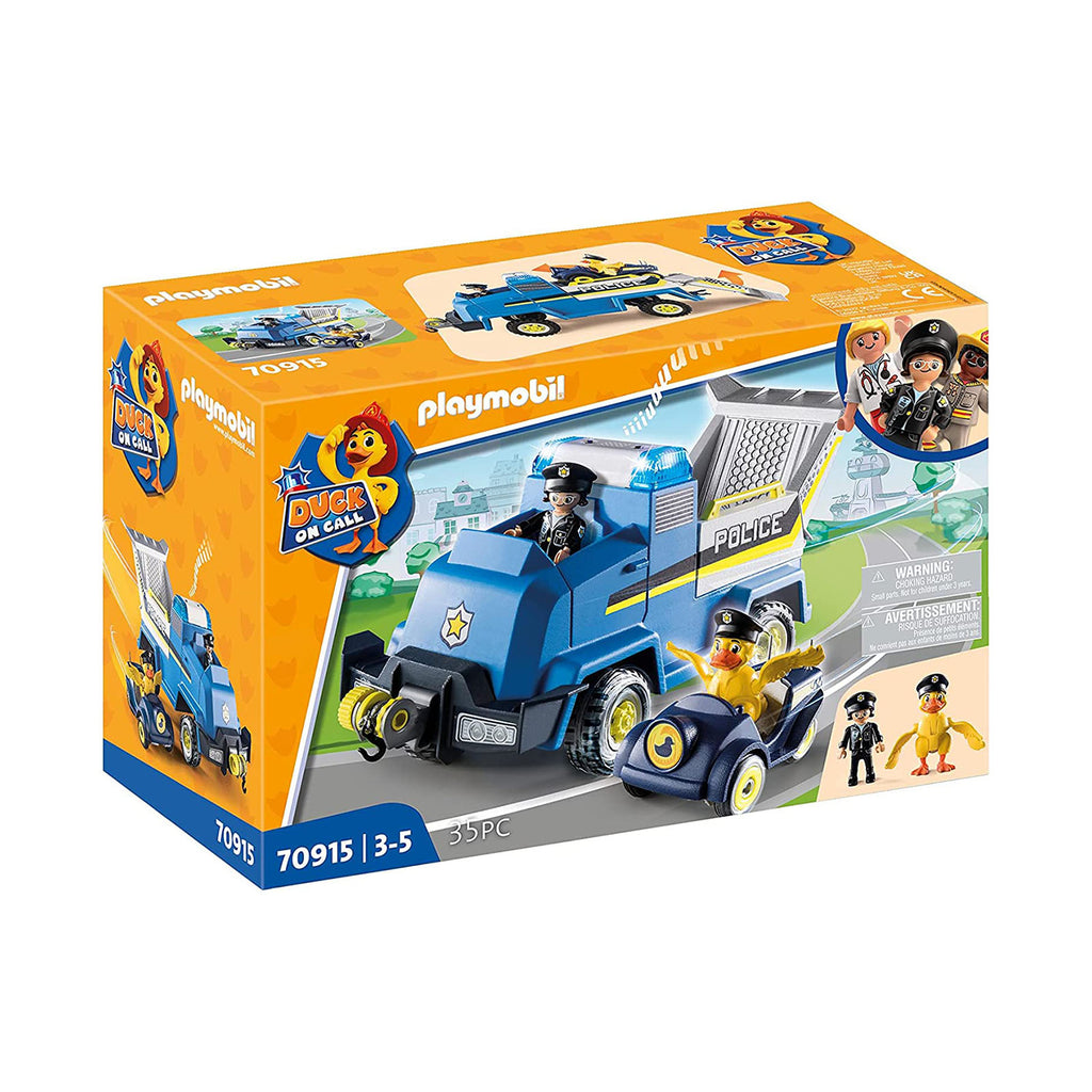 Playmobil Duck On Call Police Emergency Vehicle Building Set 70915 - Radar Toys