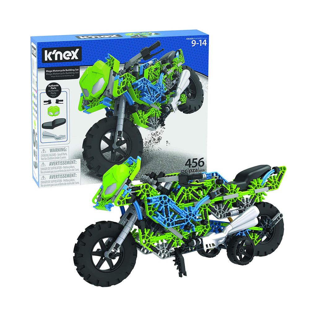 K'Nex Mega Motorcycle 456 Piece Building Set