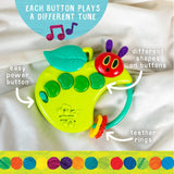 The World Of Eric Carle Very Hungry Caterpillar Plastic Musical Caterpillar Toy - Radar Toys