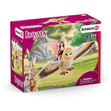 Schleich Bayala Fairy In Flight On Glam-Owl Animal Figure 70713 - Radar Toys