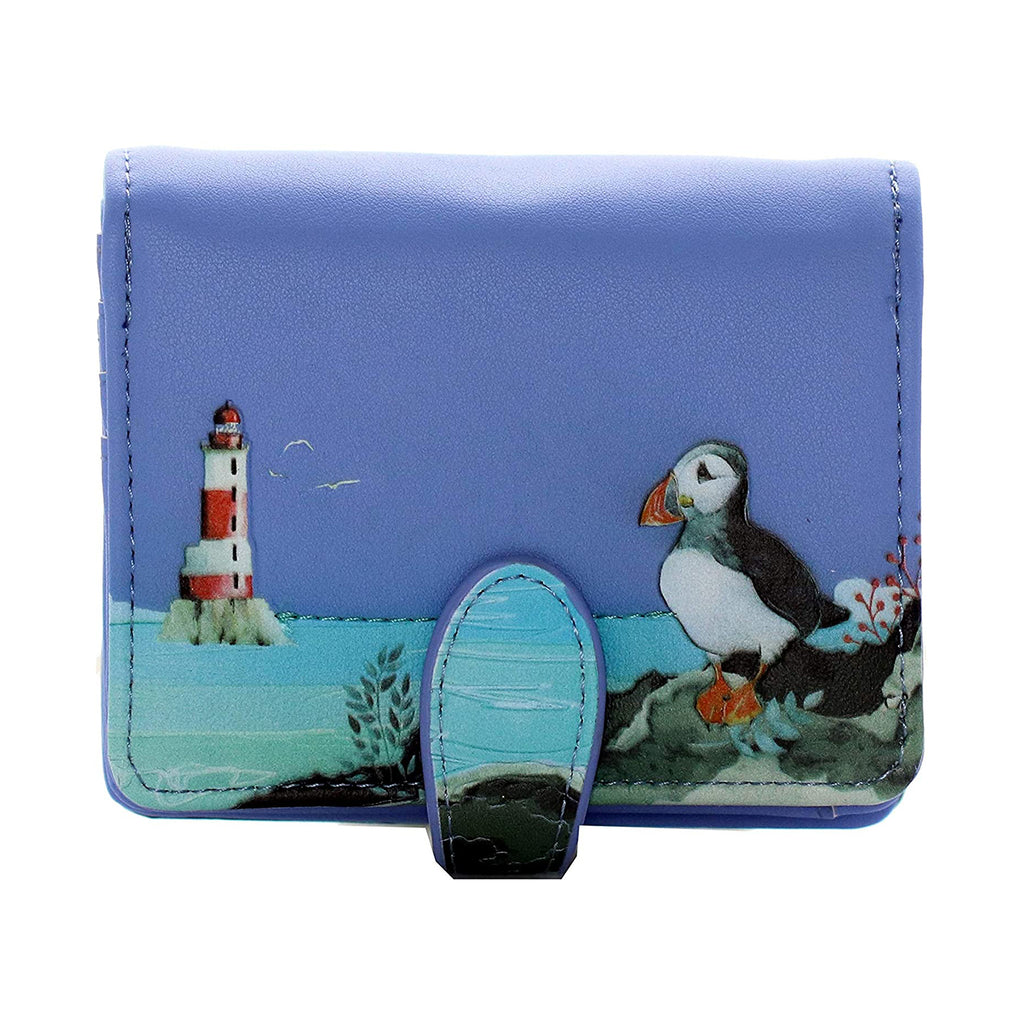 Shagwear Puffin Small Blue Zipper Wallet - Radar Toys