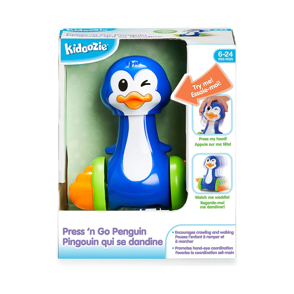 Kidoozie Press 'N Go Penguin Activity Toy