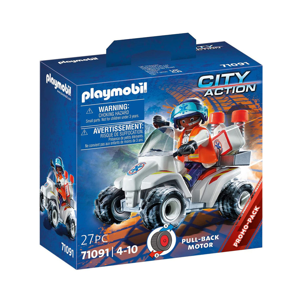 Playmobil City Action Speed Quad Building Set 71091 - Radar Toys