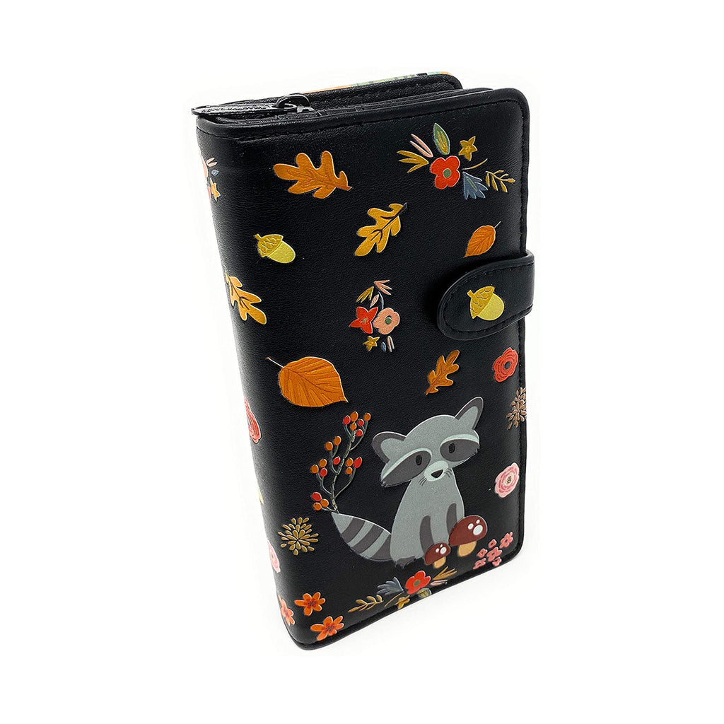 Shagwear Black Raccoon And Friends Wallet - Radar Toys