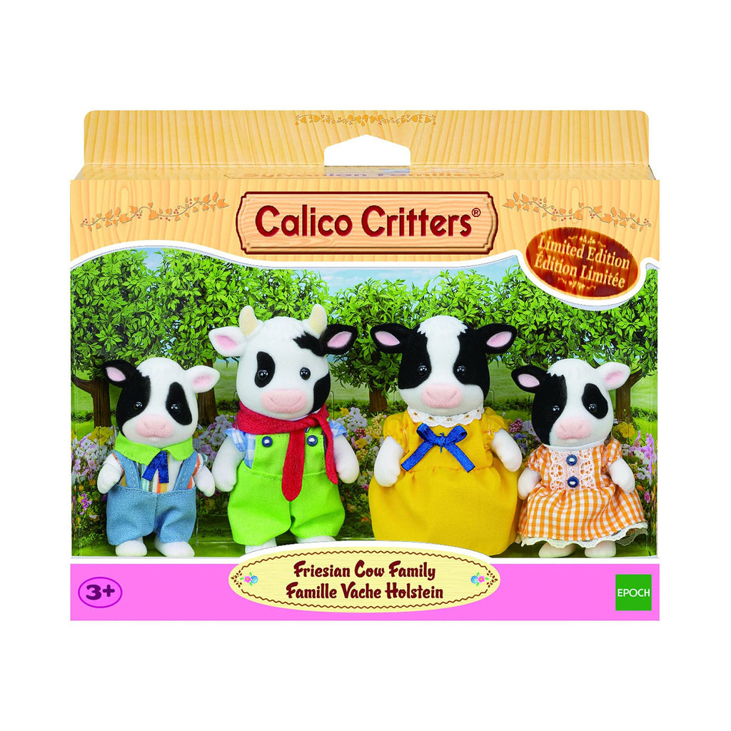 Calico Critters Friesian Cow Family Figure Set