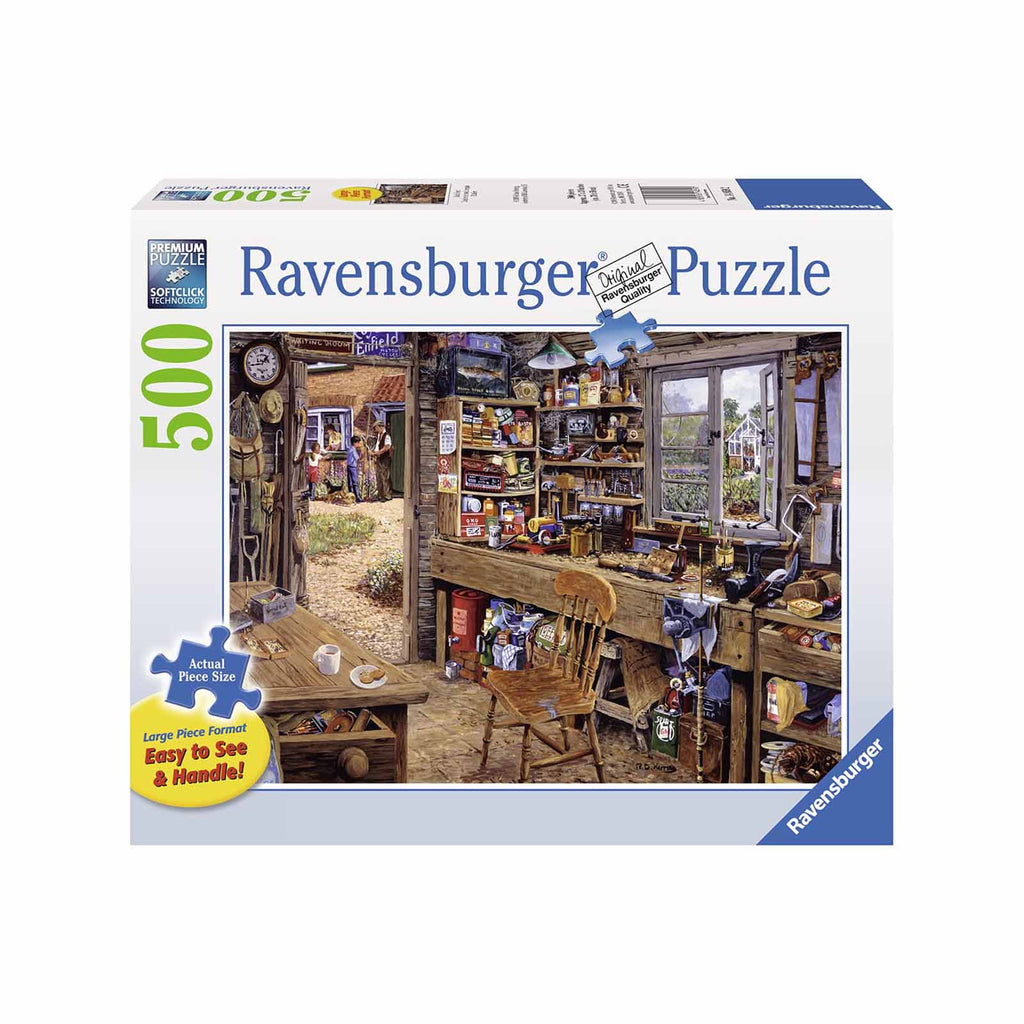 Ravensburger Dad's Shed 500 Piece Puzzle