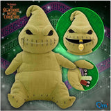 Quantum Mechanix Disney Oogie Boogie Zippermouth 9 Inch Plush - Radar Toys