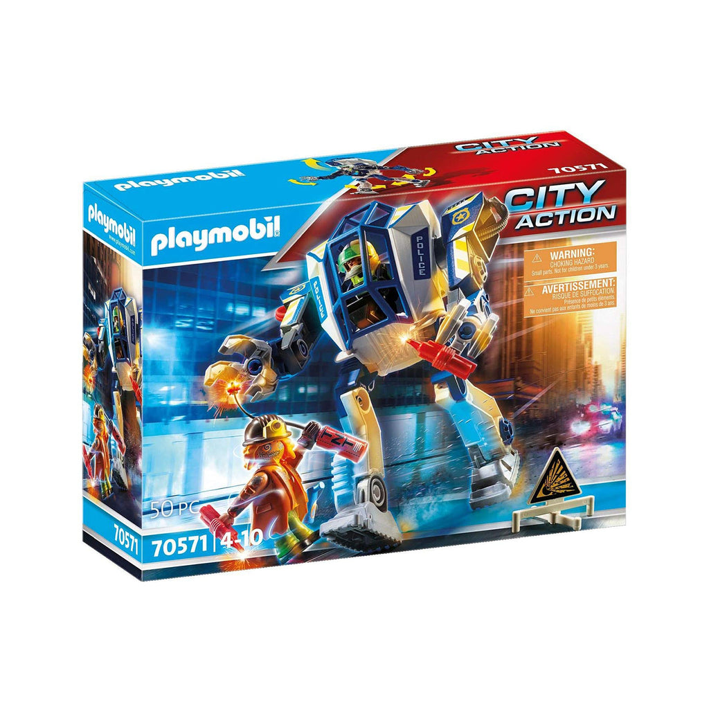 Playmobil City Action Special Operations Police Robot Building Set 70571 - Radar Toys