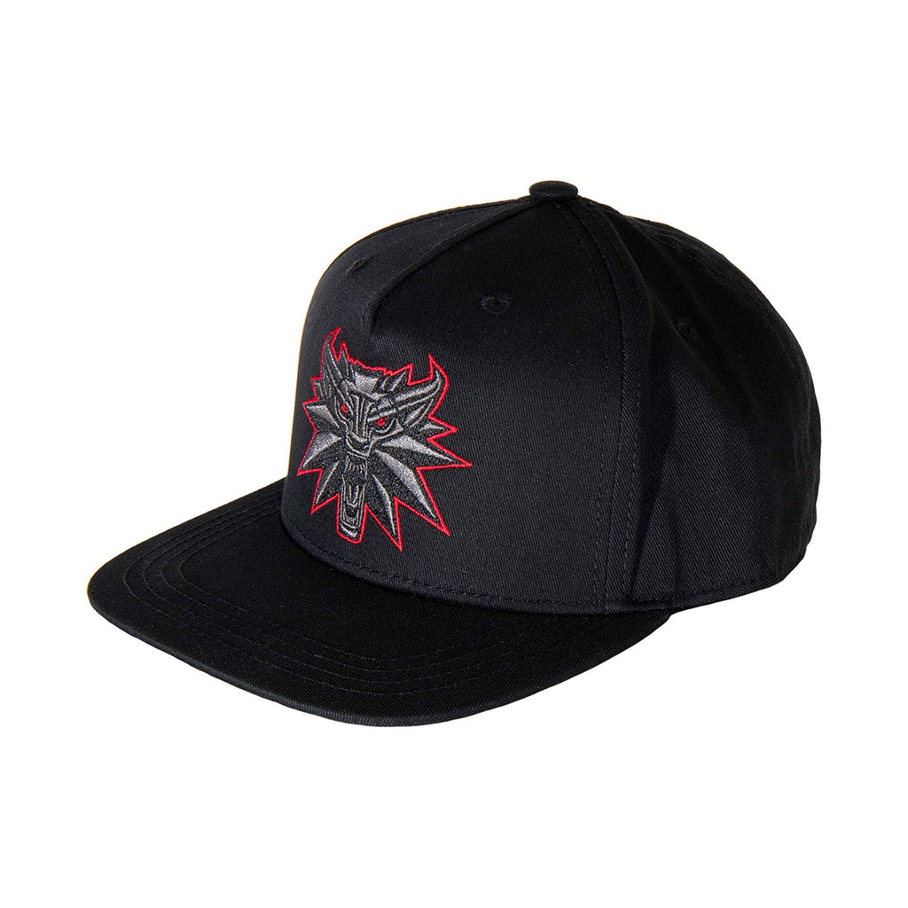 The Witcher 3 Black Wolf Snap Back Black Hat