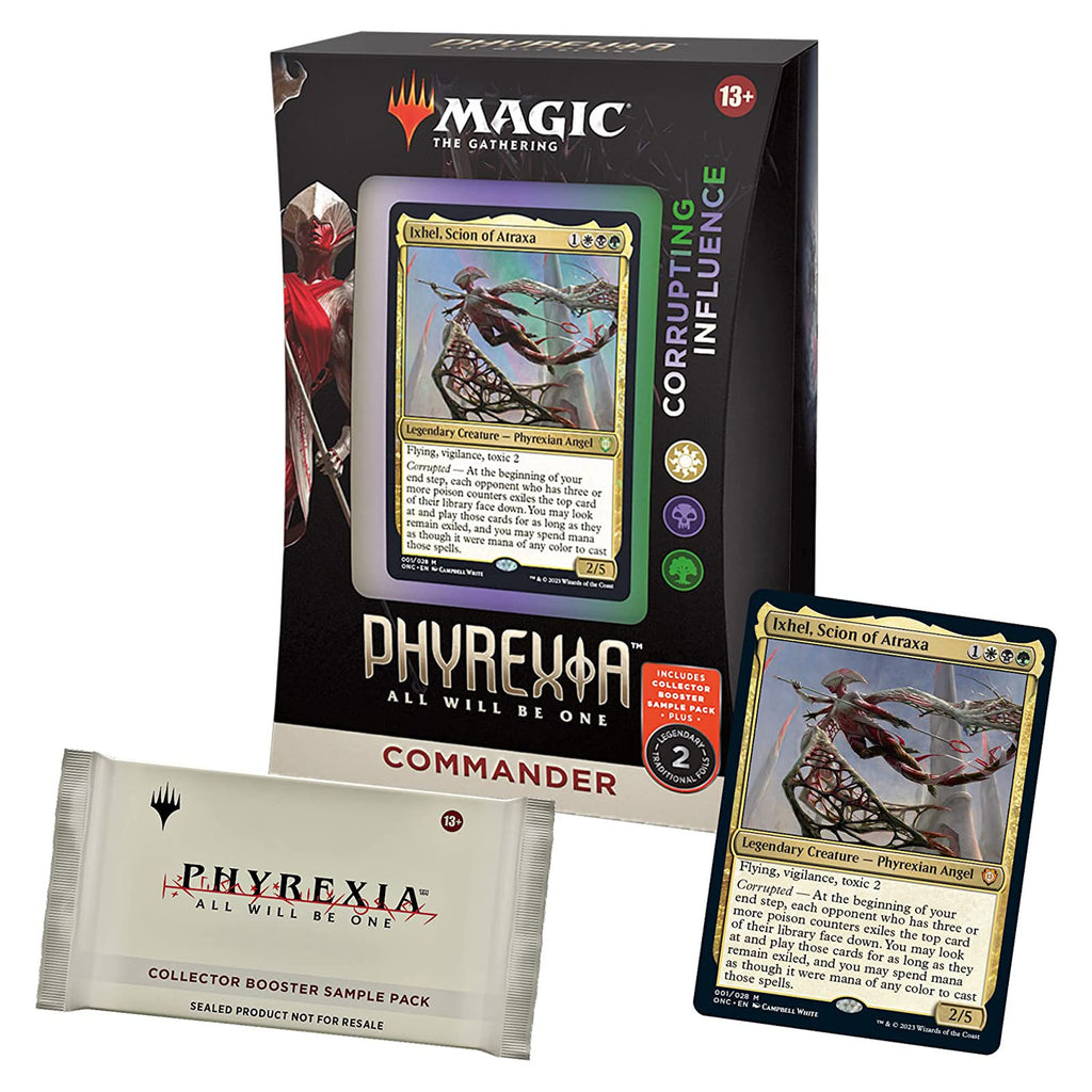 Magic The Gathering All Will Be One Corrupting Influence Commander Deck