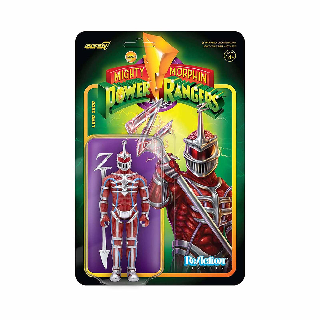 Super7 Mighty Morphin Power Rangers Lord Zedd Reaction Figure - Radar Toys