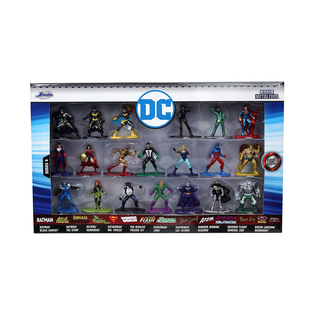 Jada Toys Nano Metalfigs DC Heroes And Villains Wave 4 Set Of 20 Diecast Mini Figures