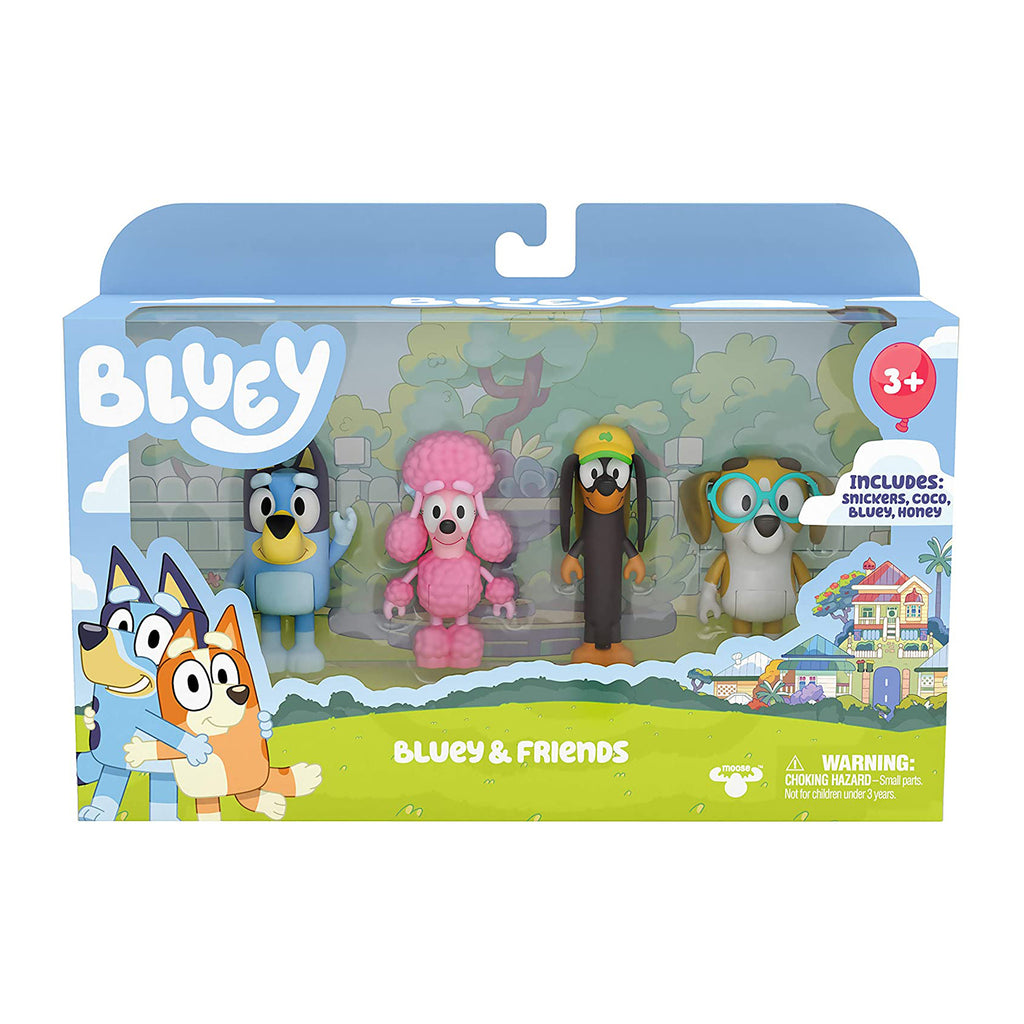 Bluey S5 Story Stater Bluey And Friends 4 Pack Figure