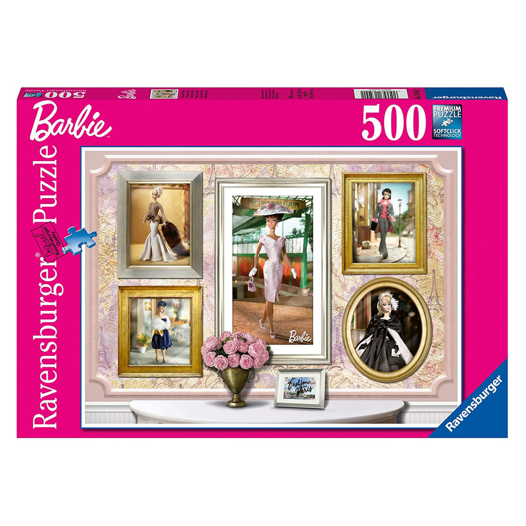 Ravensburger Barbie Paris Fashion 500 Piece Puzzle