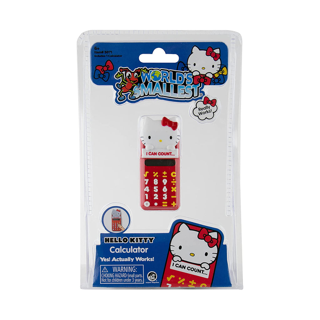 World's Smallest Hello Kitty Calculator Playset - Radar Toys